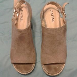 Espadrille block shoes